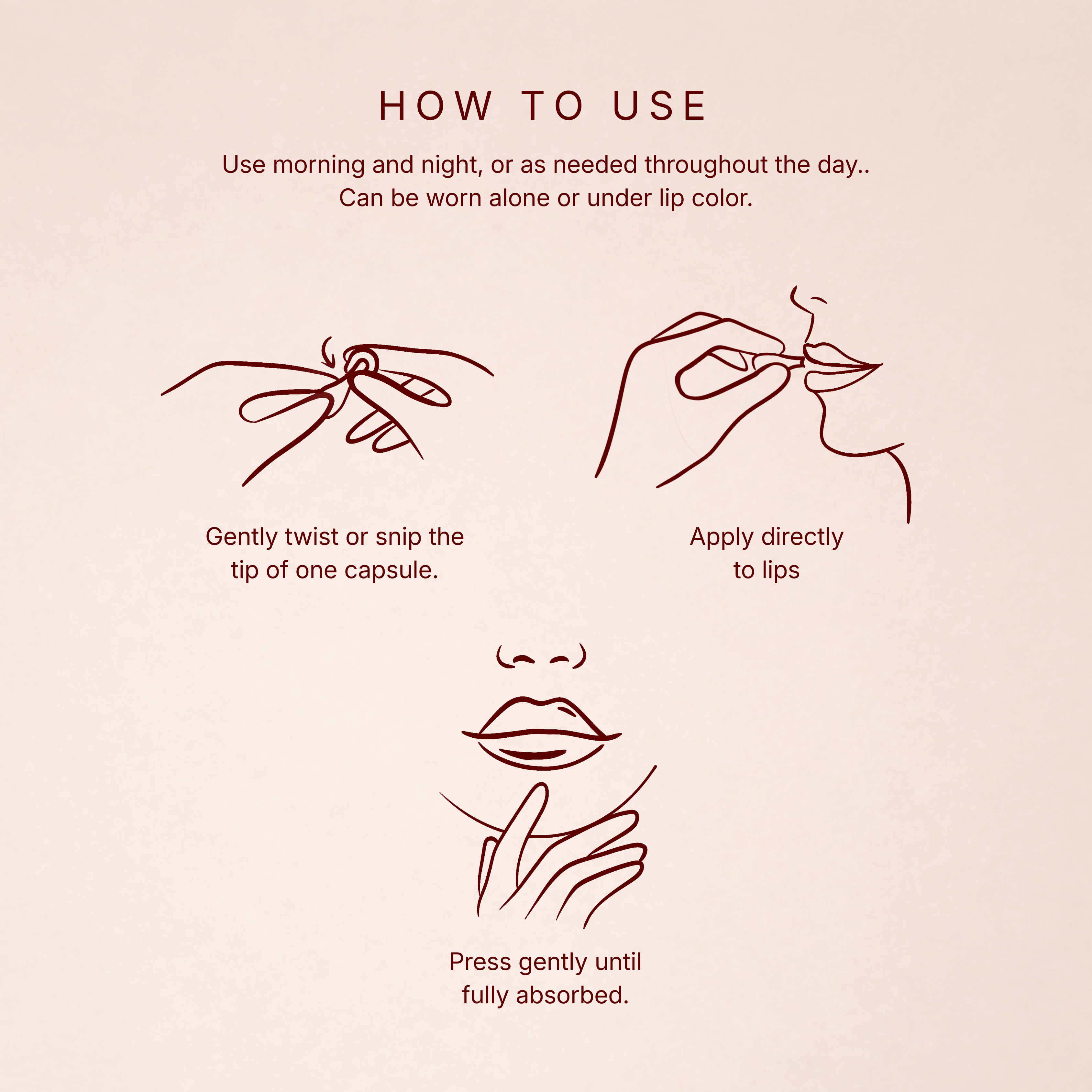 The Lip Hydrating Beauty Serum Pearls