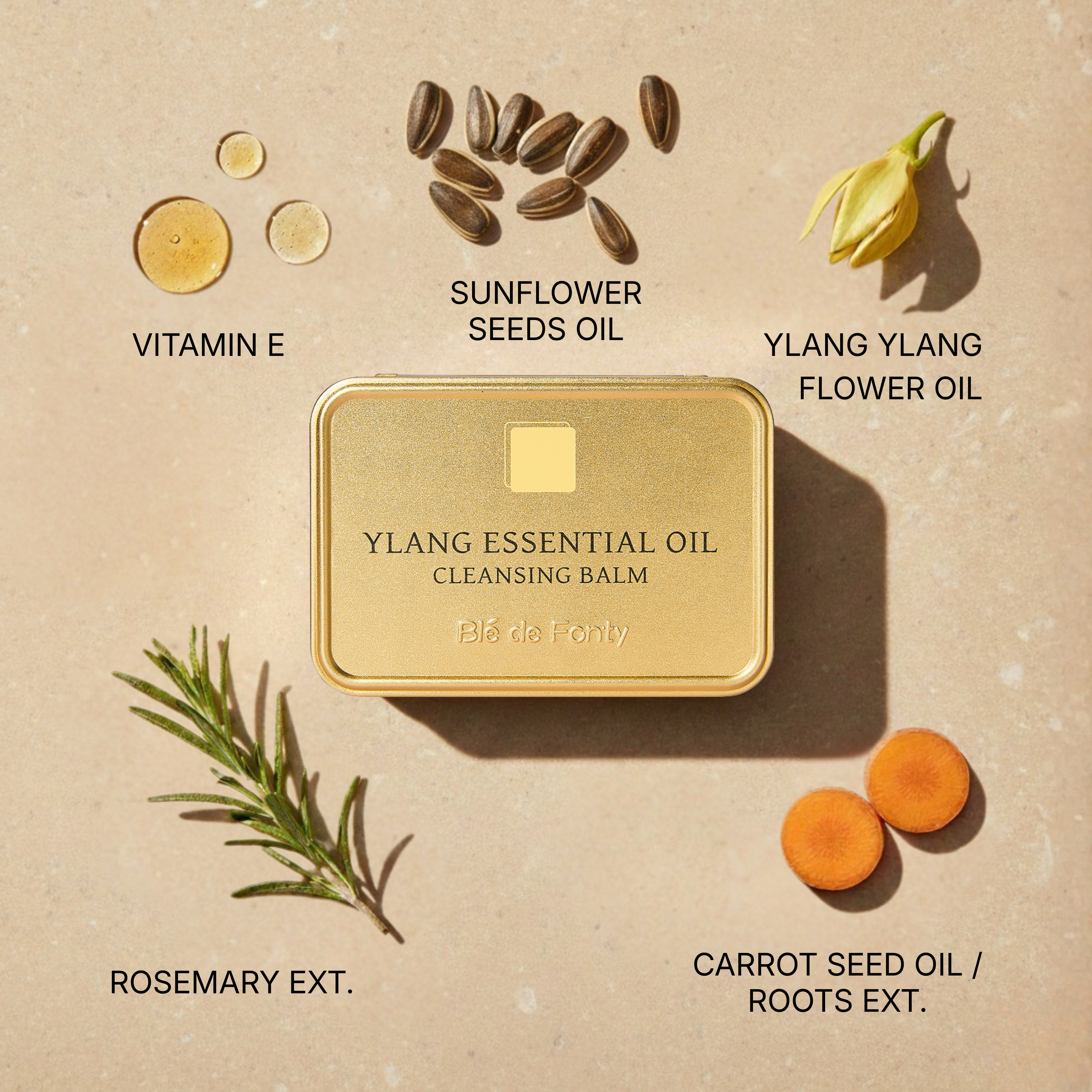 Ylang Essential Oil Cleansing Balm