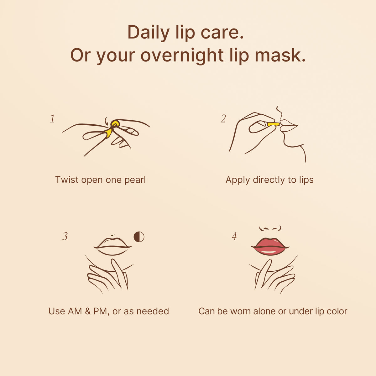 The Lip Hydrating Beauty Serum Pearls