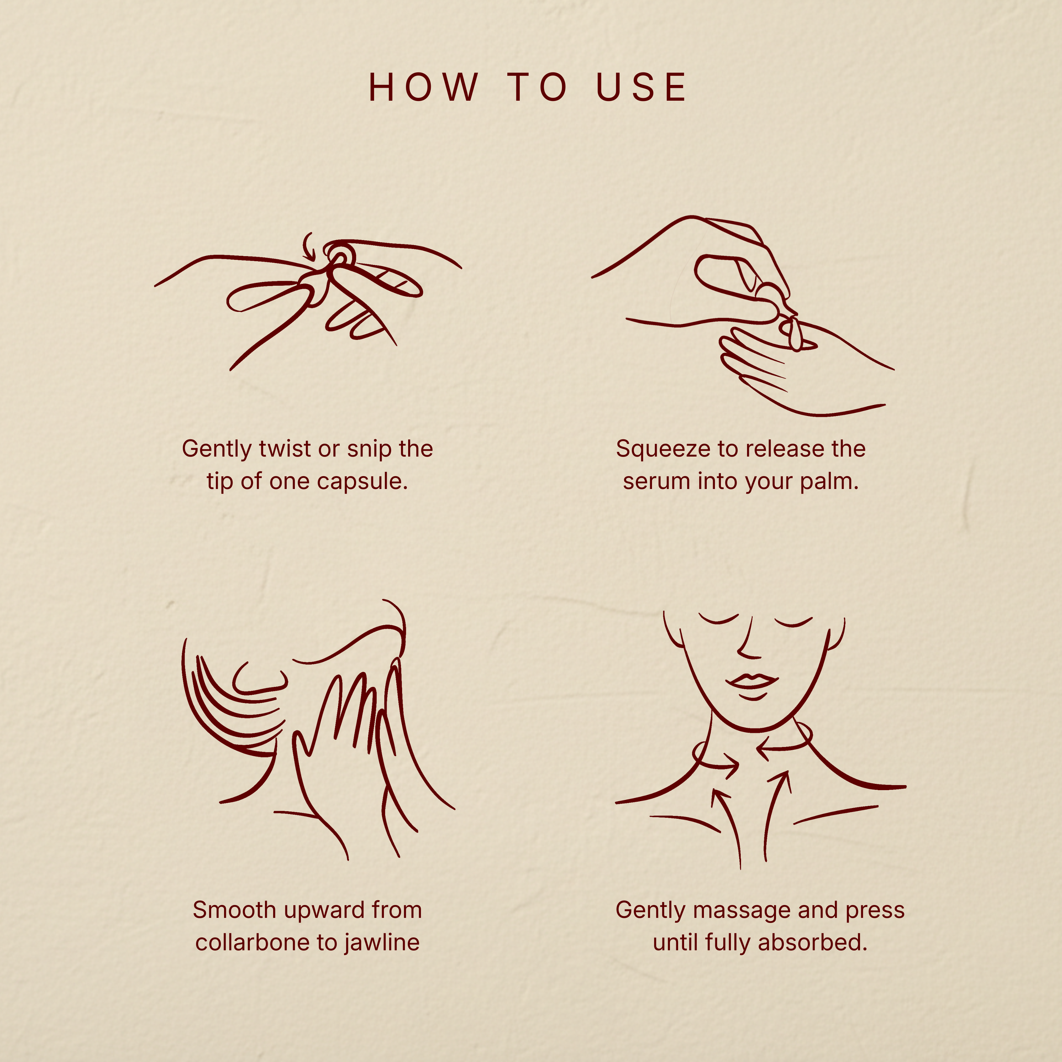 Neck Smoothing Beauty Serum Pearls